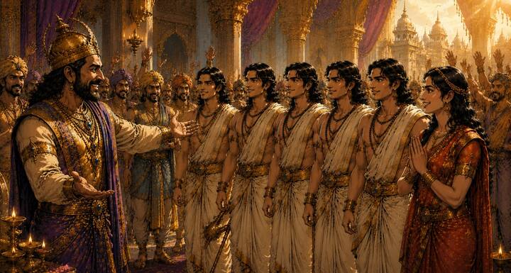 पांडवों को जीवित देखकर राजा द्रुपद अत्यंत प्रसन्न हुए. उन्हें लगा कि उनकी पुत्री द्रौपदी का भविष्य योग्य हाथों में जाएगा. साथ ही, पांचाल और पांडवों के बीच एक महत्वपूर्ण संबंध स्थापित होने की संभावना भी दिखाई देने लगी.