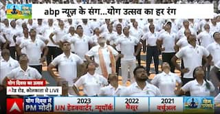Yoga Day: PM Modi Leads Yoga Session, Demonstrates Easy Asanas for Daily Fitness
