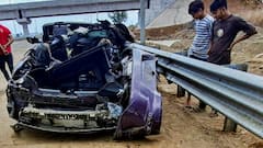 2 Killed, 1 Seriously Injured As Speeding BMW Overturns On Mumbai-Vadodara Highway In Thane