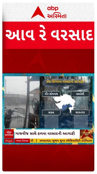 Gujarat Rain Forecast : ગુજરાતમાં આજે ક્યાં ક્યાં વરસાદની આગાહી?