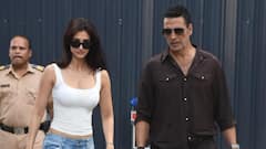 ABP Live Celeb Spotted | Welcome To Jungle Cast Spotted At Private Airport