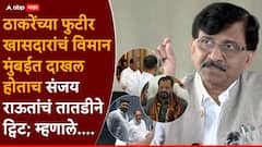 ठाकरेंच्या फुटीर खासदारांचं विमान मुंबईत दाखल होताच संजय राऊतांचं लगेच ट्विट; म्हणाले, ये जिना भी क्या जिना है लल्लू?