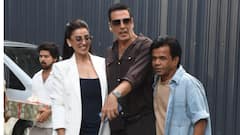ABP Live Celeb Spotted | Welcome To Jungle Cast Spotted At Private Airport