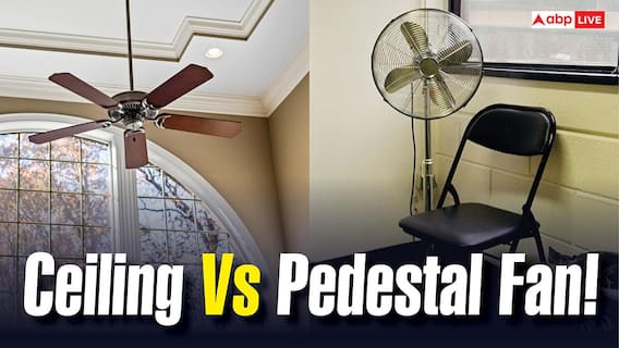Ceiling Fan या Pedestal Fan! जानें 24 घंटे चलने पर किसकी बिजली खपत है ज्यादा Ceiling Fan या Pedestal Fan! जानें 24 घंटे चलने पर किसकी बिजली खपत है ज्यादा