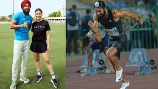Sports News : लाडू भरवून केला ऐतिहासिक विक्रम साजरा; भारताचा सर्वात वेगवान धावपटू गुरिंदरवीर सिंगची आलिया भट्टने घेतली पहिली मुलाखत!
