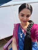 Sreemukhi Saree Photos: శ్రీముఖి కట్టిన చీరలు ఎన్ని... 'మా ఇంటి బంగారం' లుక్ టెస్ట్ నుంచి షూటింగ్ వరకు!