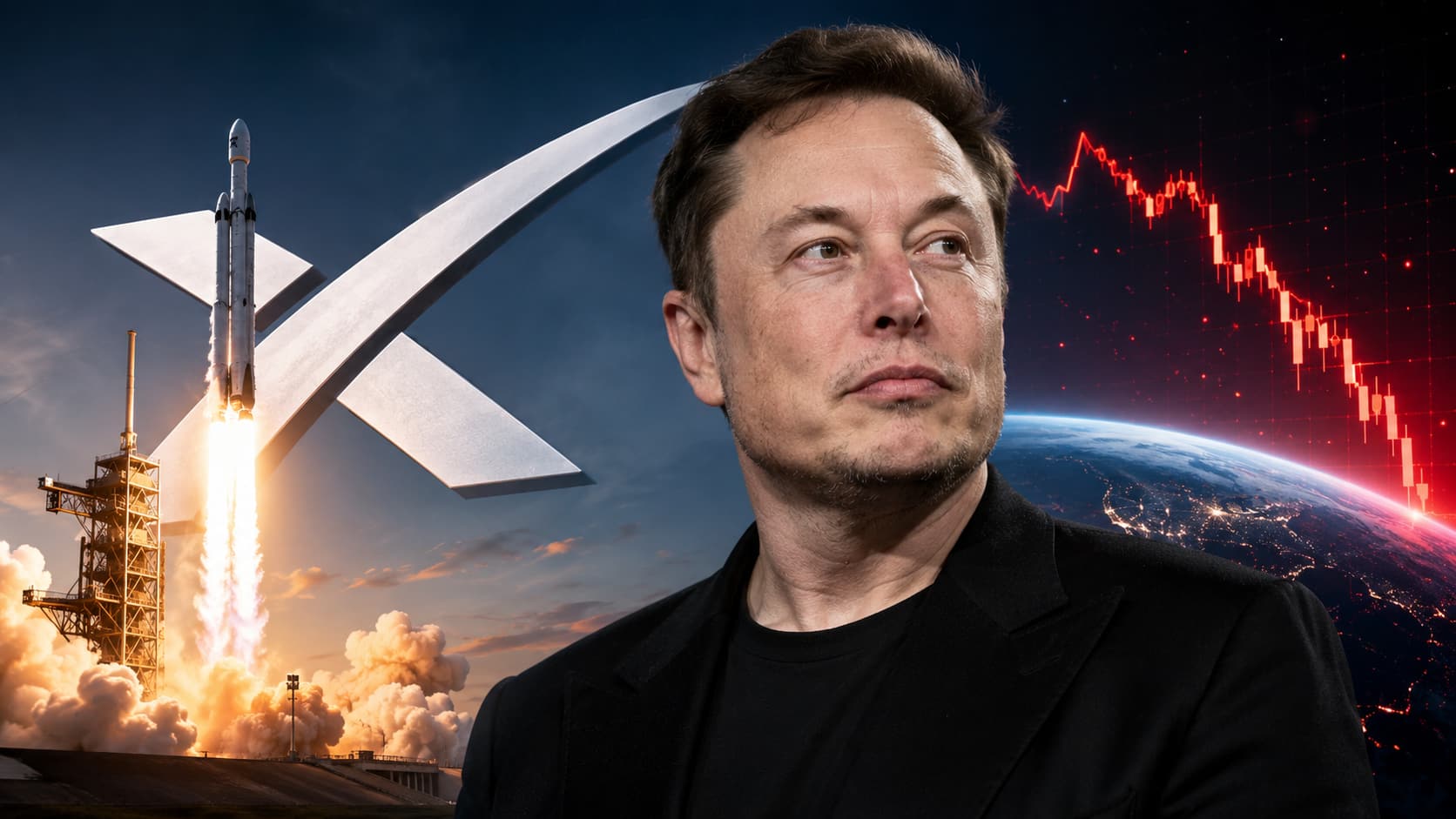 SpaceX Bleeds $600 Billion Post-IPO: Does Investor Sell-Off Signal Trouble  For Elon Musk?