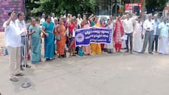ஓய்வூதிய உயர்வு அரசாணையை நடைமுறைப்படுத்த வலியுறுத்தி தஞ்சாவூரில் கவனஈர்ப்பு போராட்டம்