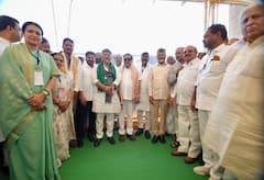 Tungabhadra Project: తుంగభద్ర ప్రాజెక్టు కొత్త గేట్లు ప్రారంభోత్సవంలో ముగ్గురు సీఎంల ఫొటోస్!