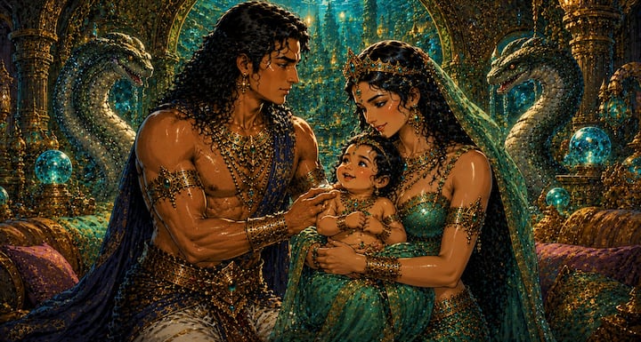 उलूपी और अर्जुन के पुत्र इरावान का जन्म हुआ. आगे चलकर इरावान ने महाभारत युद्ध में वीरता और त्याग का अद्भुत उदाहरण प्रस्तुत किया. उनका नाम आज भी साहस और बलिदान के लिए याद किया जाता है.