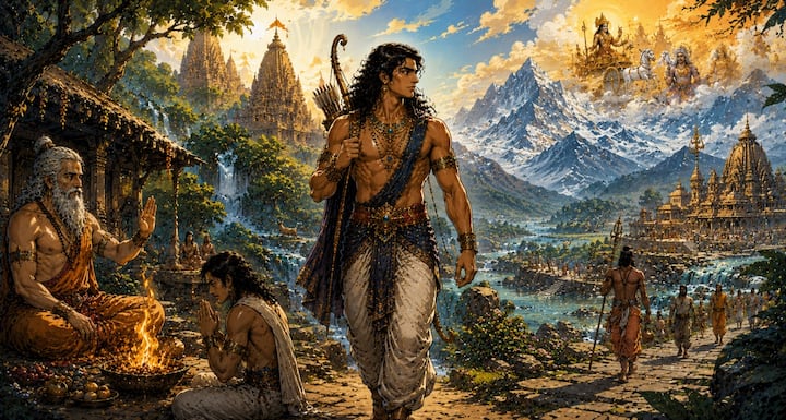 उलूपी से विदा लेने के बाद अर्जुन ने अपनी तीर्थयात्रा जारी रखी. वे अनेक पवित्र नदियों, आश्रमों और तीर्थस्थलों पर पहुंचे. ऋषियों के दर्शन और तपस्वियों के मार्गदर्शन से उनका ज्ञान और बढ़ा. यह यात्रा केवल स्थानों की नहीं, बल्कि आत्मबल और आध्यात्मिक विकास की भी यात्रा थी.