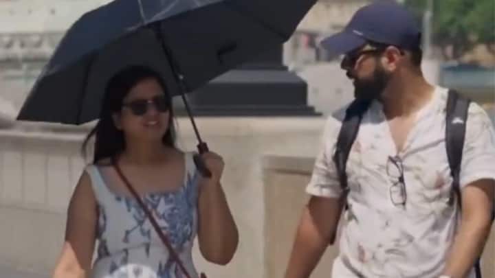 People across Europe are carrying umbrellas on the streets to shield themselves from intense sunlight and scorching heat.