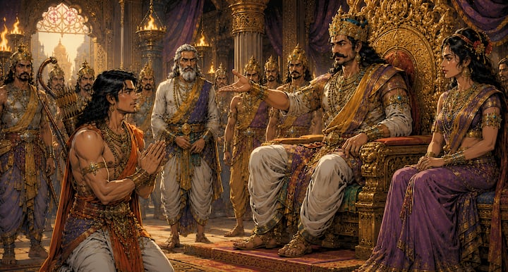 राजा चित्रवाहन ने कहा कि चित्रांगदा से जन्म लेने वाला पुत्र ही मणिपुर का उत्तराधिकारी बनेगा और उसी राज्य में रहेगा. अर्जुन ने इस शर्त को खुशी-खुशी स्वीकार किया, क्योंकि उनके लिए वचन निभाना और धर्म का पालन सबसे बड़ा कर्तव्य था.