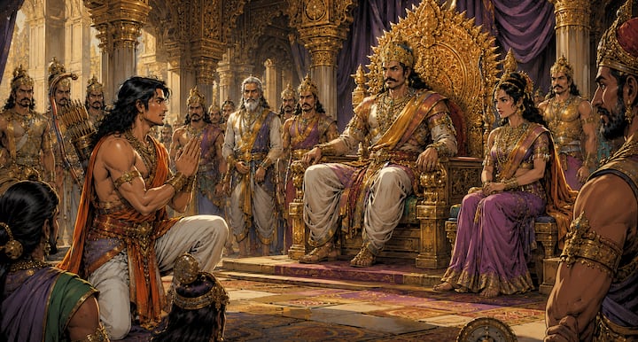 चित्रांगदा के गुणों से प्रभावित होकर अर्जुन ने उनके पिता राजा चित्रवाहन से विवाह का प्रस्ताव रखा. राजा ने अर्जुन का सम्मानपूर्वक स्वागत किया, लेकिन विवाह से पहले अपने कुल की एक विशेष परंपरा और शर्त उनके सामने रखी.