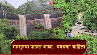 Rain Update: मान्सूच्या पहिल्या पावसाचा आनंद, परशुराम घाटातील धबधबा वाहू लागला; पर्यंटकांनी, प्रवाशांनी आनंद लुटला