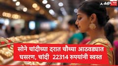Gold Silver Rate Weekly Update : चांदीच्या दरात 22314 रुपयांची घसरण, सोनं किती रुपयांनी स्वस्त झालं? सोने आणि चांदीचे दर का पडले? जाणून घ्या