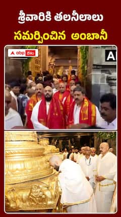 Anant Ambani Offers Prayers At Tirumala