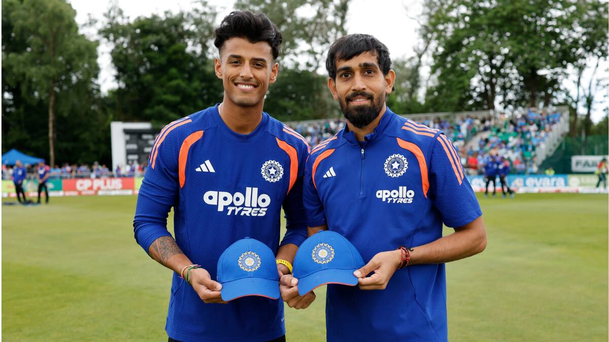 India Create Unique Record as Two New Players Debut Against Ireland in T20I Series