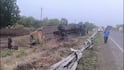 Buldhana Accident News : बुलढाण्याच्या नांदुराजवळ भीषण अपघात, नागपूरहून जळगावकडे जाणारी भरधाव खाजगी प्रवासी बस पलटीली, दहा ते बारा प्रवासी जखमी