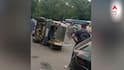 Kolkata Maidan Pool Car Accident : সিগন্যাল ভেঙে গাড়ির সঙ্গে সজোরে ধাক্কা, সকাল-সকাল শহরে পুলকার দুর্ঘটনা, জখম স্কুল পড়ুয়ারা