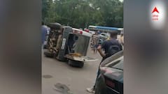 সিগন্যাল ভেঙে গাড়ির সঙ্গে সজোরে ধাক্কা, সকাল-সকাল শহরে পুলকার দুর্ঘটনা, জখম স্কুল পড়ুয়ারা