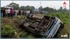 Digha Bus Accident : দিঘা থেকে কলকাতা ফেরার পথে ভয়াবহ দুর্ঘটনা ! নয়ানজুলিতে গড়িয়ে পড়ে গেল যাত্রীবাহী AC বাস