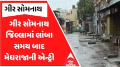 Gir Somnath Rain : ગીર સોમનાથ જિલ્લામાં લાંબા સમય બાદ મેઘરાજાની એન્ટ્રી