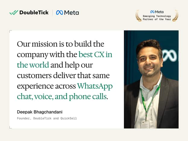 DoubleTick Launches its AI-driven Conversational CX Layer for Enterprises in India