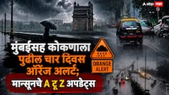 मुंबईसह कोकणाला पुढील चार दिवस ऑरेंज अलर्ट; राज्यातही पावसाचा जोर वाढणार, मान्सूनचे A टू Z अपडेट्स