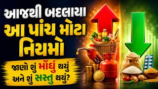 આજથી બદલાયા આ પાંચ મોટા નિયમો; જાણો શું મોંઘું થયું અને શું સસ્તું થયું?