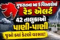 ગુજરાતના આ 5 વિસ્તારોમાં રેડ એલર્ટ; 42 તાલુકાઓ પાણી-પાણી, જુઓ ક્યાં કેટલો વરસાદ!
