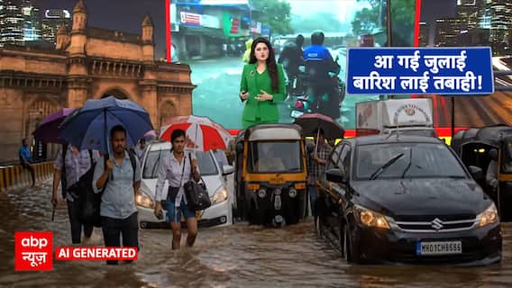 Mumbai Monsoon Rains:मुंबई-ठाणे में मानसून का तांडव, सड़कें बनीं नदियाँ, पानी में डूबीं गाड़ियाँ!
