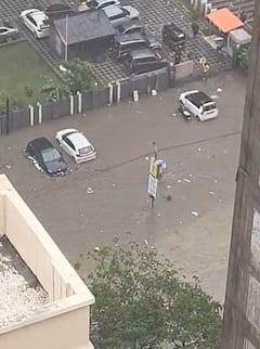 Vasai-Virar Rain : वसई-विरारमध्ये मुसळधार पाऊस; हायप्रोफाईल मधुबन सोसायटीत चारही बाजूंना पाण्याचा वेढा