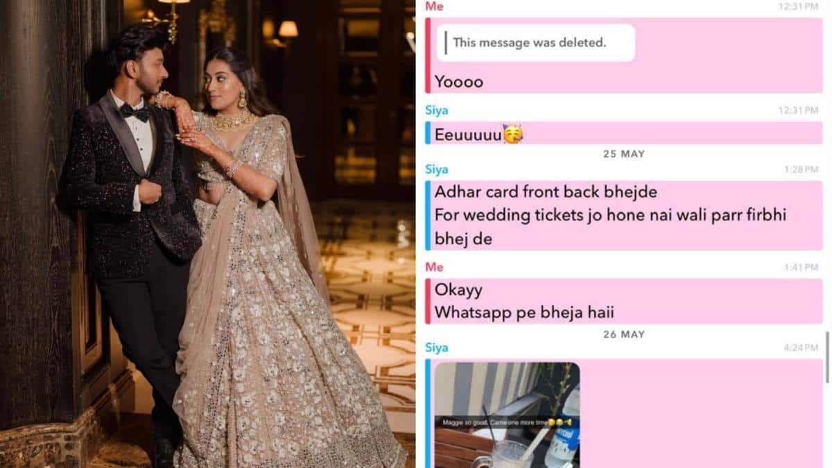 'Jo Shaadi Hone Vali Hi Nahi...': Siya's Alleged Chats Show She Sought Friend's Aadhaar To Book Flight