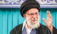 Ali Khamenei Funeral in Iran: ‘ঘুমিয়ে গেছে শ্রান্ত হয়ে…’, ইরানে আলি খামেনেইয়ের শেষযাত্রায় জনসমুদ্র, পাশের ছোট্ট কফিনে কে?