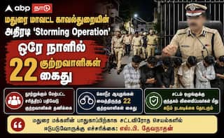 மதுரை மாவட்ட காவல்துறையின் (Storming Operation) - ஒரே நாளில் 22 குற்றவாளிகள் கைது !