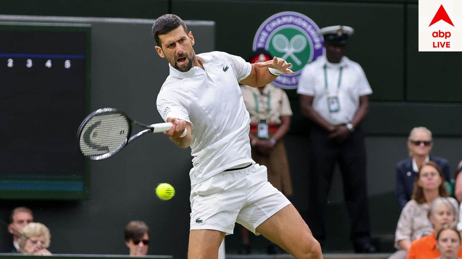 Novak Djokovic: অপ্রতিরোধ্য! প্রায় সাড়ে তিন ঘণ্টার লড়াইয়ের পর উইম্বলডনের কোয়ার্টারে নোভাক জকোভিচ