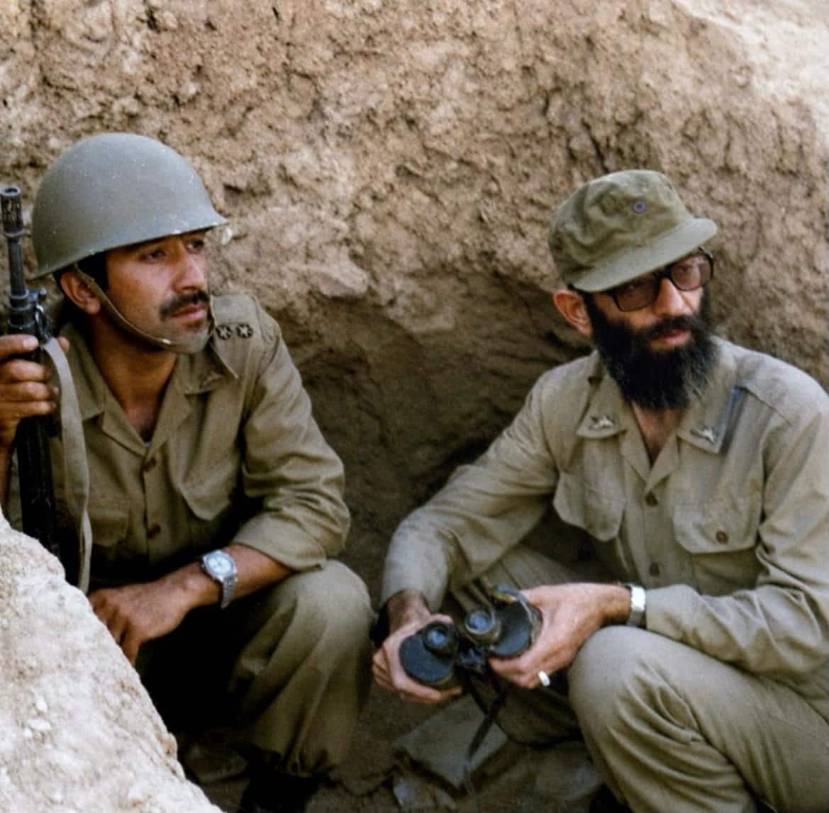 Old Pictures Of Ali Khamenei From Iran-Iraq War Go Viral As Tehran Holds Burial Ceremony