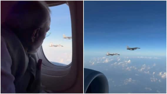 WATCH: Indonesian Air Force Fighter Jets Escort PM Modi's Plane Into Jakarta