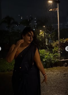 पहिल्या पावसात मराठमोळ्या अभिनेत्रीचा भिजलेल्या साडीतला मोहक लुक पाहून चाहते घायाळ