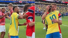 WATCH: Neymar Hugs Odegaard After On-Pitch Feud In Tearful Goodbye After FIFA World Cup Exit