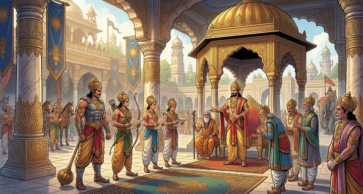 The basis of success of Rajsuya Yagya was not only the Yagya but also giving the right responsibility to the right person. Yudhishthir assigned tasks according to everyone's ability. This teaches us that in any big task, teamwork, trust and proper leadership become the real basis of success.