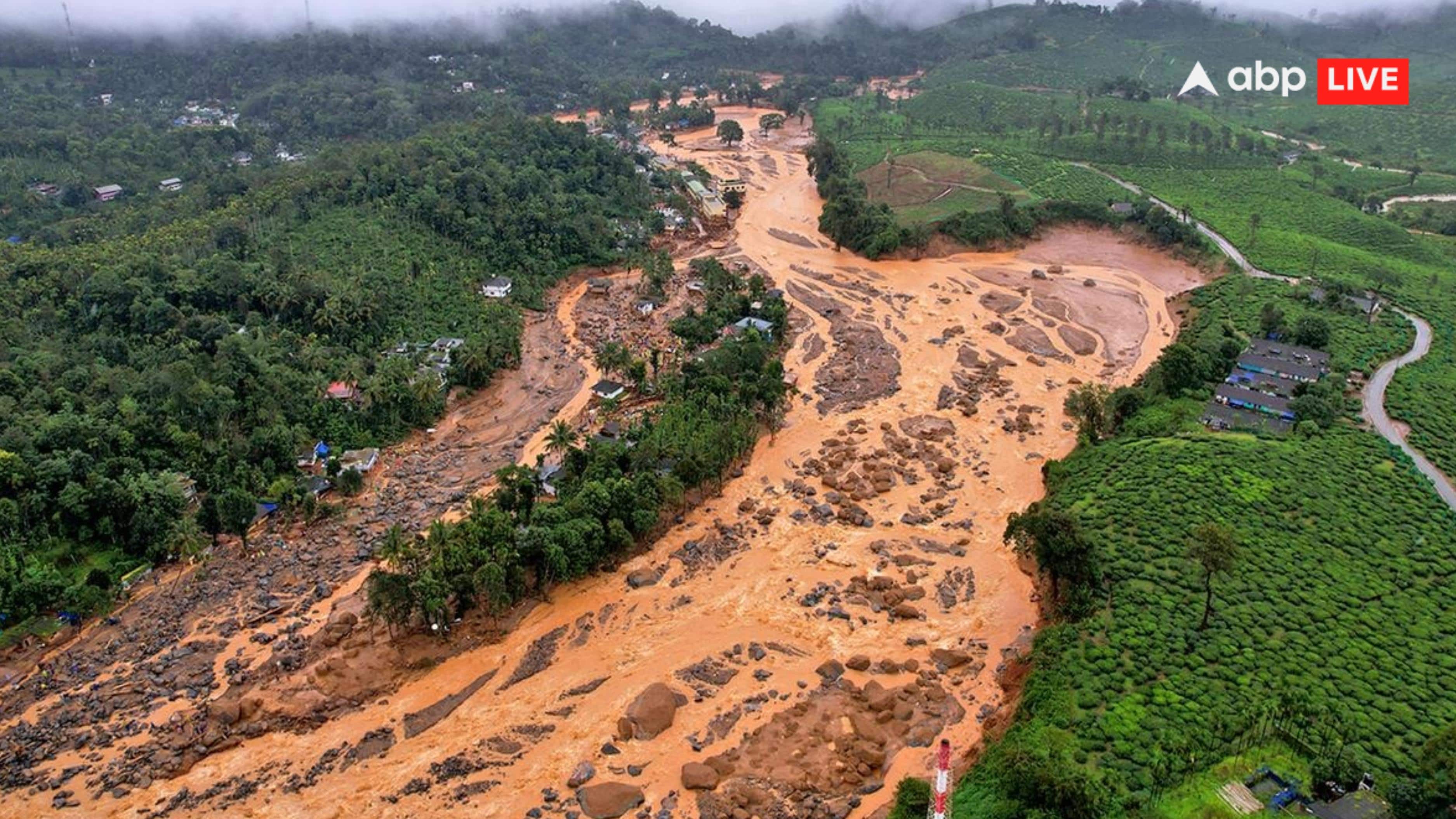 Wayanad scene in 2024 disaster