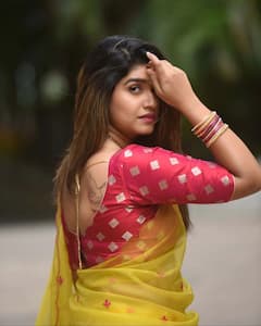 Rasika Sunil in South Cinema: 'माझ्या नवऱ्याची बायको' फेम रसिका सुनीलचं साऊथमध्ये पदार्पण, पिंक साडीतील ग्लॅमरस लूकने वेधलं लक्ष