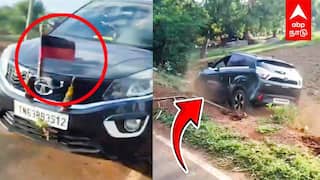 Virudhunagar DMK : திமுக கொடியுடன் வந்த கார்.. சிறுமியை கொல்ல முயற்சி! நெஞ்சை பதறவைக்கும் வீடியோ!