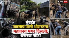 Mumbai Powai Crocodile News: मुंबईत पावसाचं पाणी ओसरताच महाकाय मगर दिसली; गाडीच्या मागे लपली, पवईत रेस्क्यूचा थरार, PHOTO