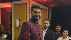 ABP Celeb Spotted | Arjun Kapoor, Bhumi Pednekar, Sonu Nigam And Other Celebrities Snapped At Anshula Kapoor's Wedding Reception At Hotel Taj