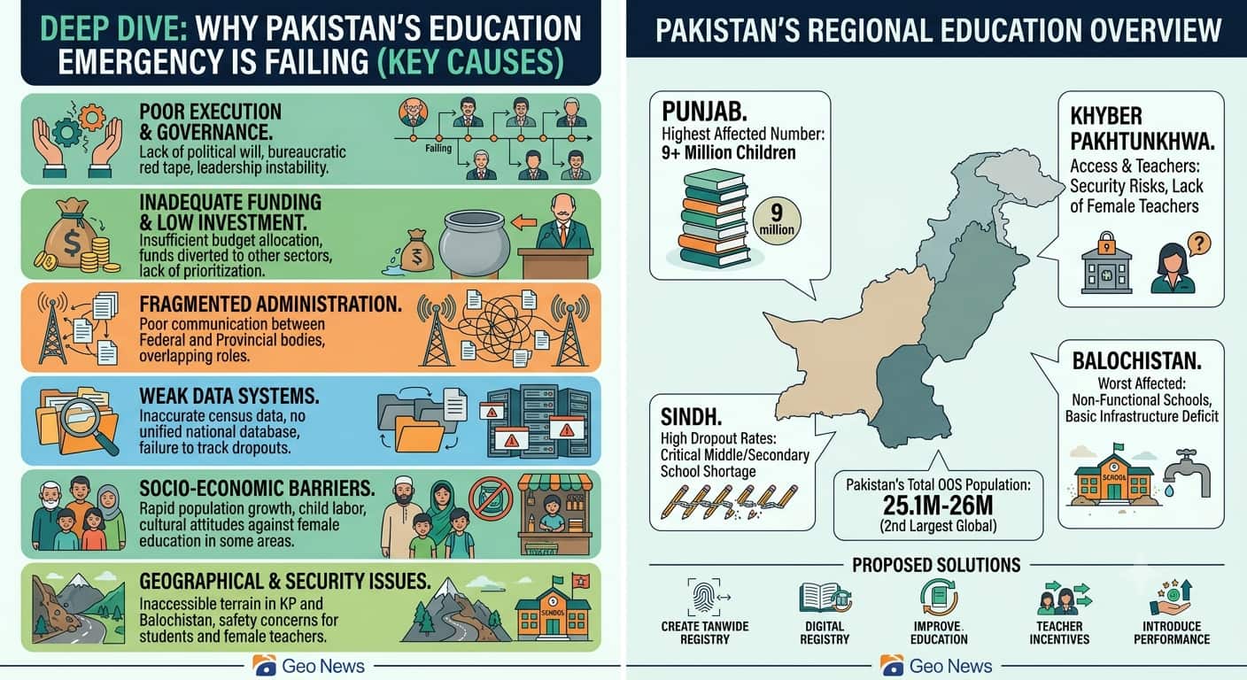 Why Over 25 Million Children In Pakistan Are Still Out Of School: Education Emergency Explained