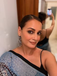 Dia Mirza Photo: અભિનેત્રી દિયા મિર્ઝાના સાડી લુકે લૂંટી મહેફીલ, જુઓ સુંદર તસવીરો