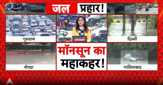BREAKING NEWS: Monsoon Fury Grips Delhi-NCR, Roads Turn Into Lakes